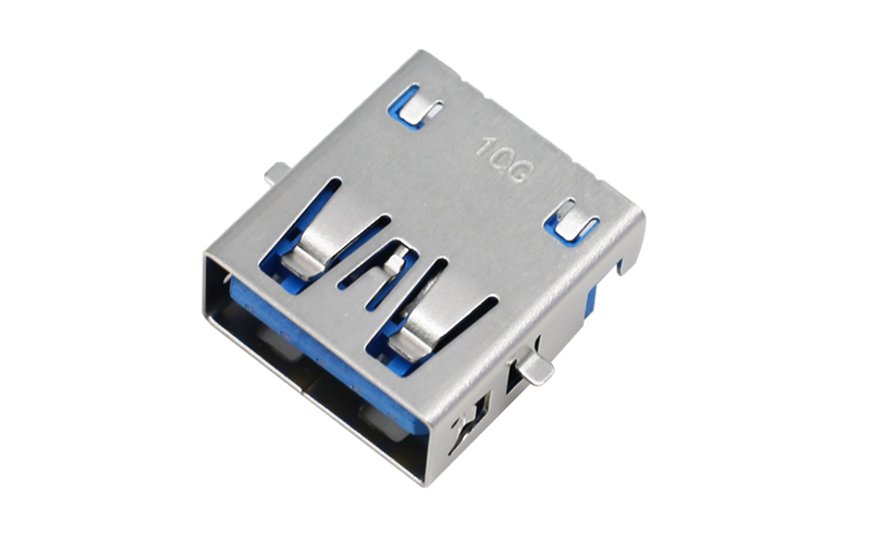 104016632-USB 3.1沉板2.05 高頻過10G母座